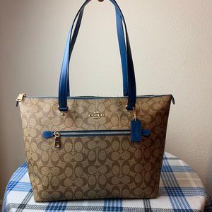 COACH GALLERY TOTE IN SIGNATURE CANVAS